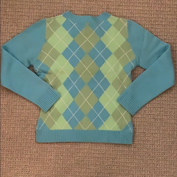 Lilly Pulitzer Argyle Cashmere/Wool Sweater - Picture 4 of 4